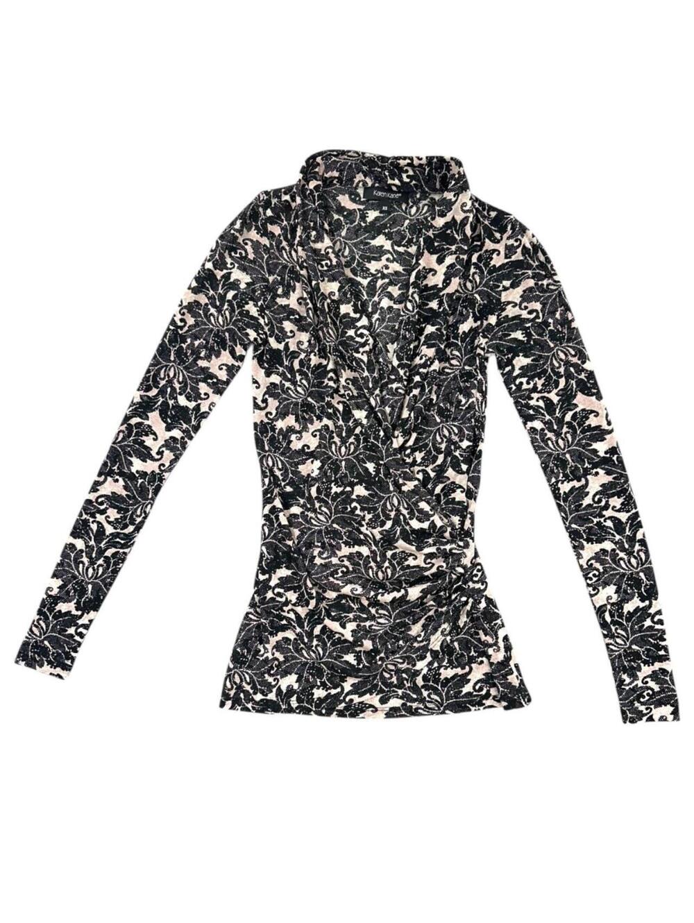Karen Kane Damask Floral Pattern